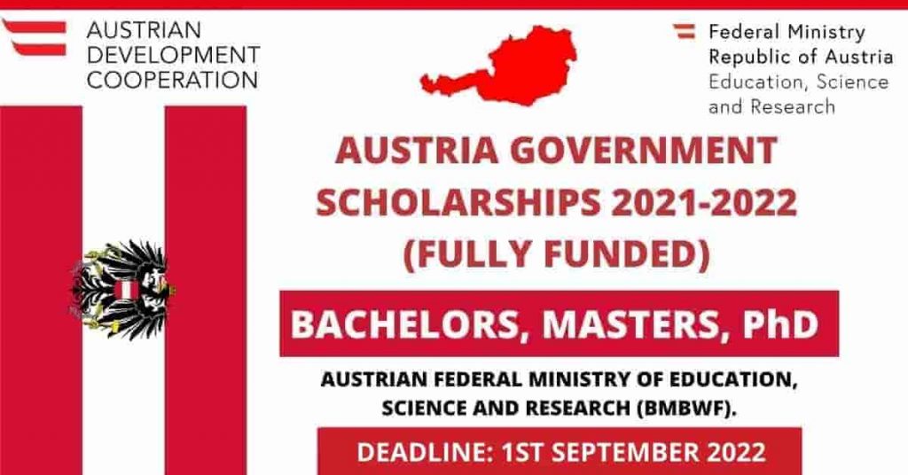 Austria Scholarships for International Students 2023